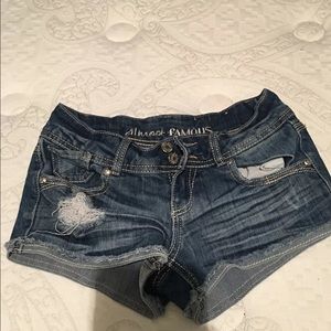 Almost famous shorts size 1